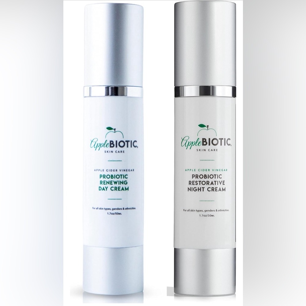 Apple Cider Vinegar Face Day & Night Cream Duo, Face Moisturizer, Originally $40